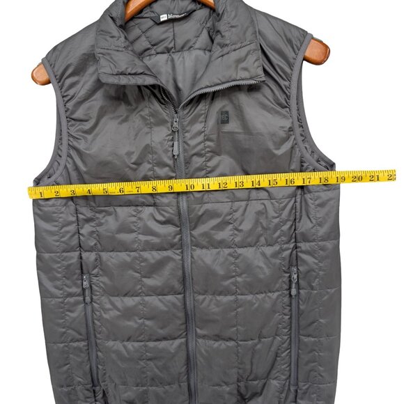 MEC Aura Vest Mens Grey Softshell Full Zip Lightweight Lined Insulated Size S - Picture 7 of 10